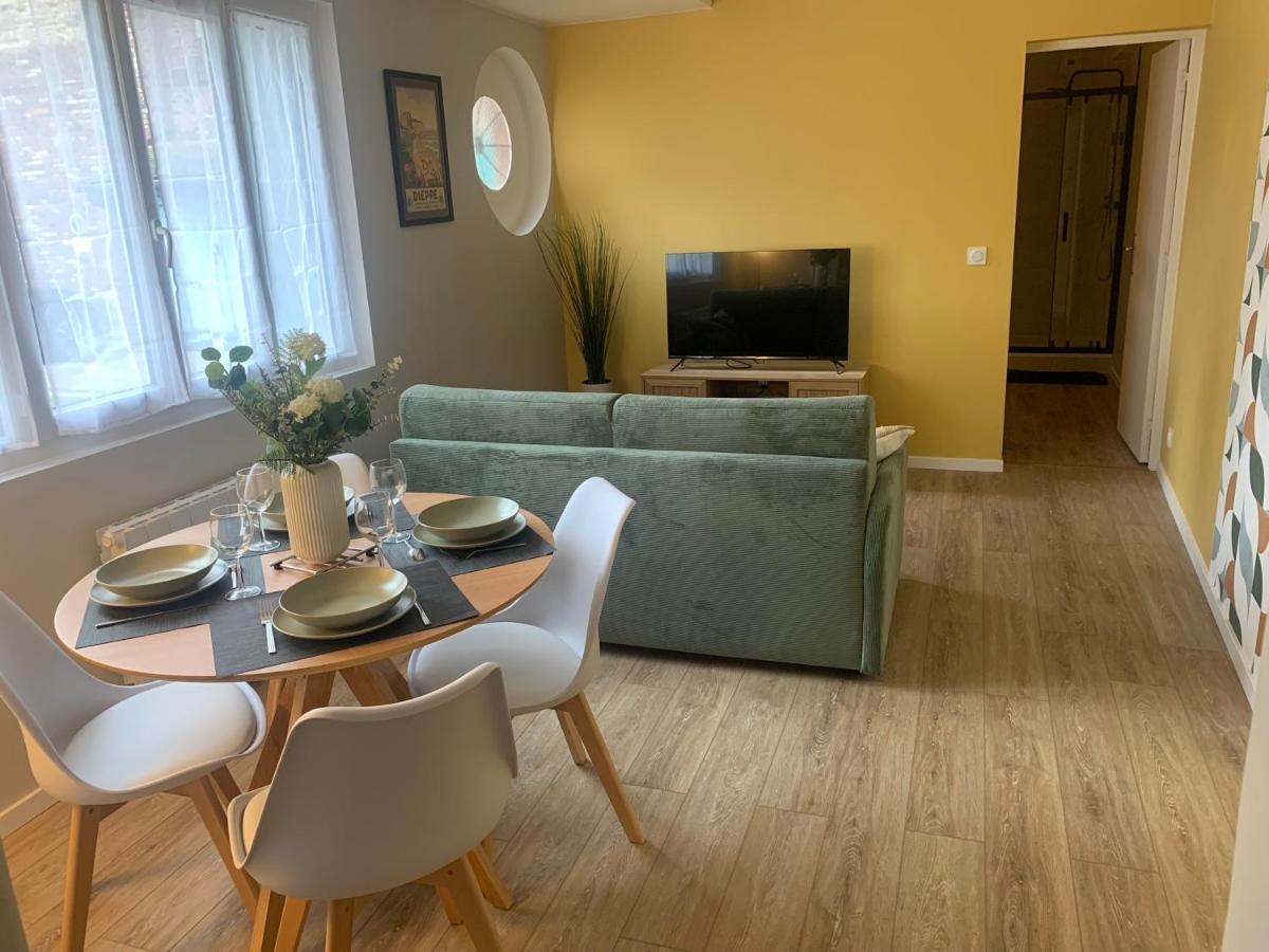 La Cabine Menage Et Linge Inclus Диеп Екстериор снимка